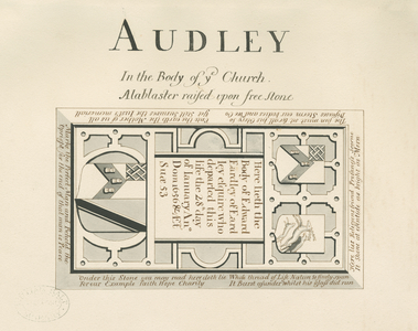 Audley Monuments - 'Edward Eardley': pen and wash drawing, nd [19th cent] (drawing)