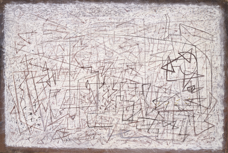 Eventuality, 1944 (tempera on paper mounted on board)