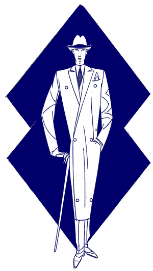 Fashion: men's suit in May 1925