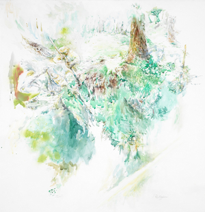 Jewel cropped, 2023 (watercolour)