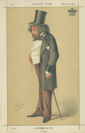 The Earl of Dudley (colour litho)
