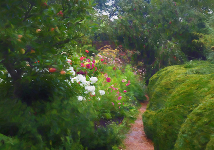 Into the Garden, 2018, (manipulated photography)