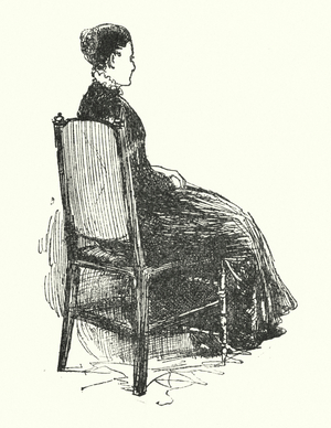 Illustration for Jane Eyre by Charlotte Bronte (litho)