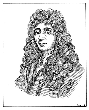 Portrait of Christian Huygens, 1629-95 (litho)
