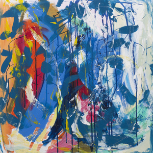 Living Among Trees IX, 2017 (acrylic on canvas)