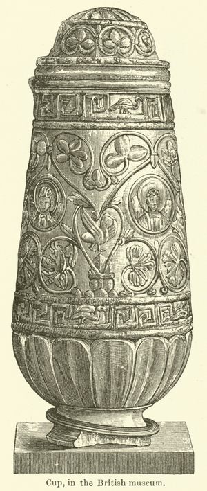 Cup, in the British museum (engraving)