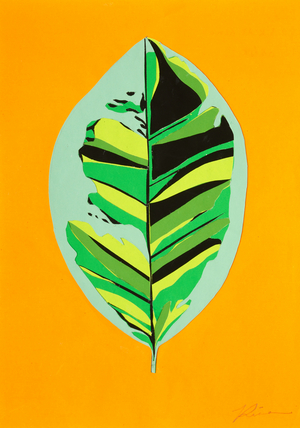 Just Another Random Leaf, 2020 (paper collage)