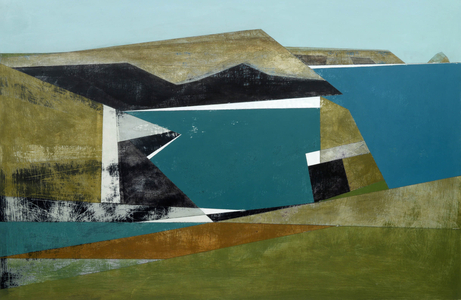 Harbour Cliff 2, 2014 (acrylic on board)