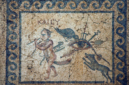 Evil Eye Mosaic, from Antakya, Turkey