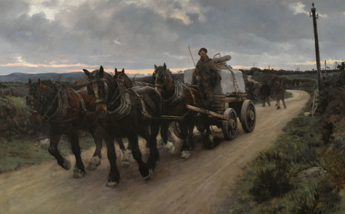 The Quarry Team, 1894 (oil on canvas)