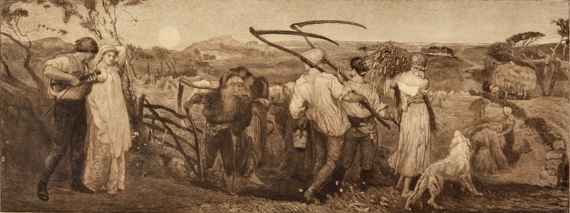 The Harvest Moon (etching)