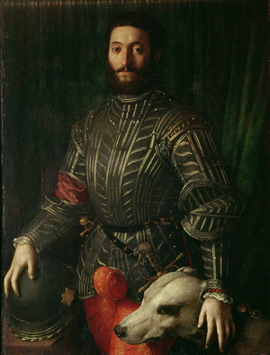Portrait of Guidubaldo della Rovere, Duke of Urbino, C.1544-45 (oil on canvas)
