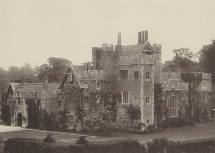 Compton Wynyates Manor House, from the South (b/w photo)