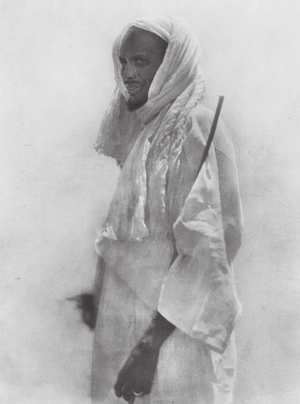 Africa: Aulad Hamid Arab (b/w photo)