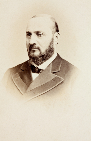 Portrait of Enrico Tamberlik, c.1860s (b/w photo)
