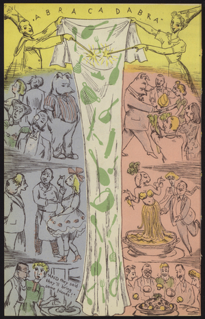 Illustration for Off The Beeton Track (colour litho)
