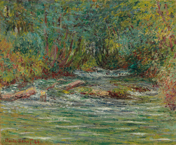 The River Epte at Giverny, Summer; La riviere de l'Epte a Giverny, l'ete, 1884 (oil on canvas)