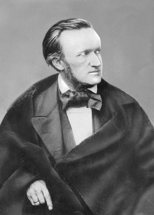 Richard Wagner, 1861 (b/w photo)