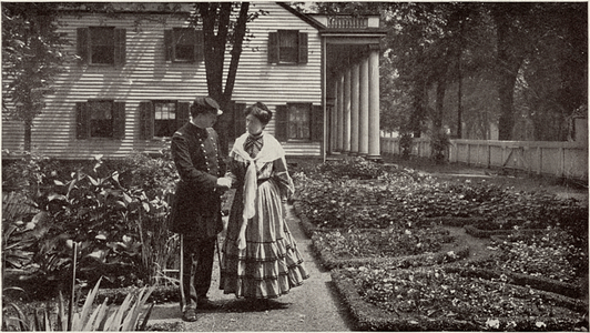 Union Officer Saying Goodbye to Wife, Whisper, Darling, a Fond Good-Bye, Civil War Post Card