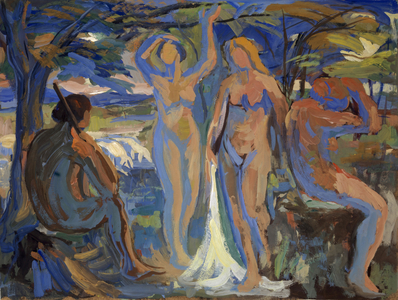 The Judgement of Paris, c.1913-15  (tempera on paper)