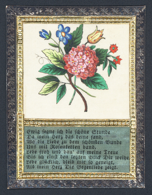 German greetings card (colour litho)