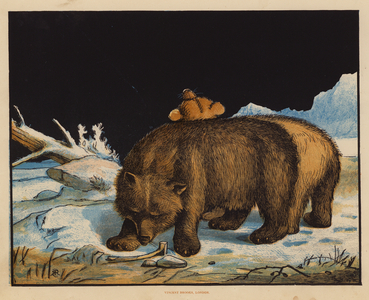 The Bear (colour litho)