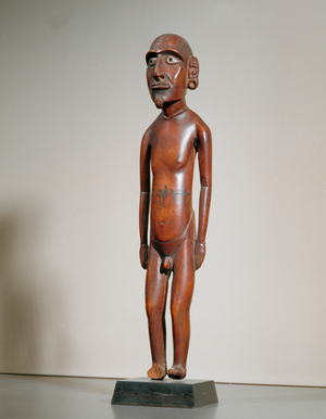 Male statue …