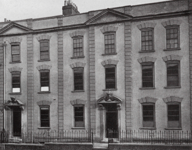 Bristol: Nos 26 and 27 King Square (b/w photo)