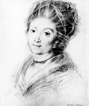 Portrait of a Woman, 18th century (drawing)