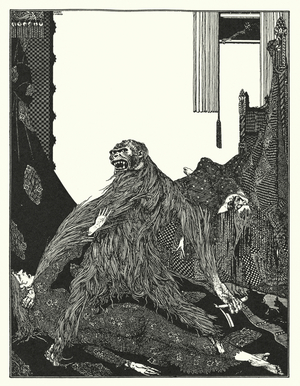 Edgar Allan Poe: The Murders in the Rue Morgue (litho)