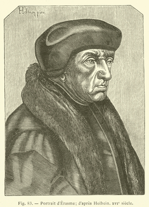 Portrait d'Erasme (engraving)