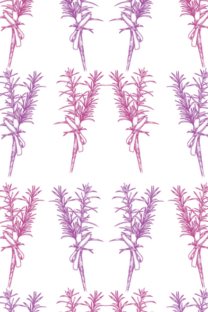 Purple Pink Winter Branches, 2020 (digital drawing)