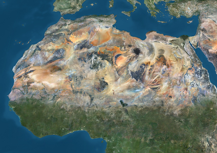 North Africa, Natural Colour Satellite Image (photo)