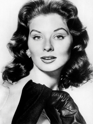 American Actress Suzy Parker in 1959 (b/w photo)