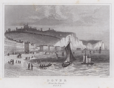 Dover, from the Beach, Kent (engraving)