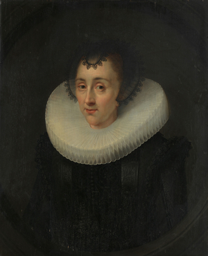 Portrait of Hortensia del Prado,  c.1625 (oil on panel)