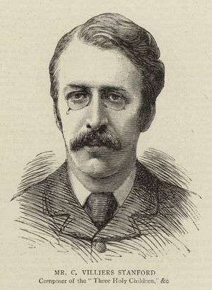 Mr C Villiers Stanford (engraving)