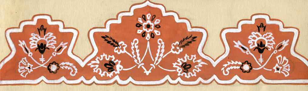 Illustration from 'Ravi and Shashi' by Sergey Baruzdin, 1956 (gouache on paper)