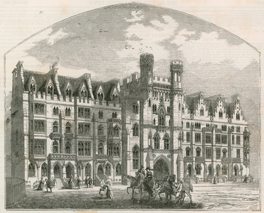 Westminster Improvements - New Houses in the Broad Sanctuary (engraving)
