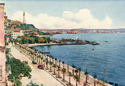 Trieste: Barcola, Riviera (coloured photo)
