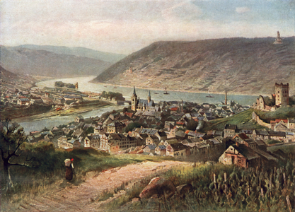 Bingen (colour litho)