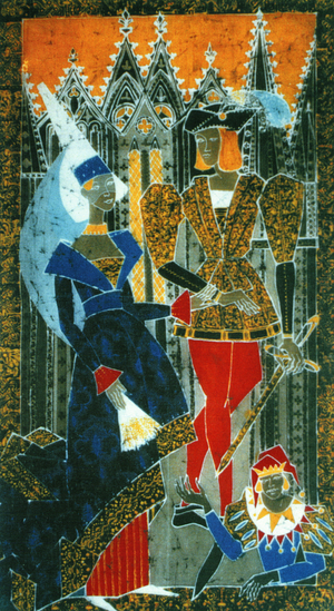 French Fairytale, 1990 (batik)