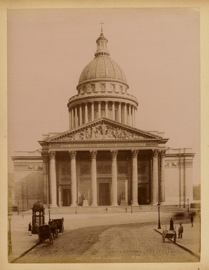 Paris: Le Pantheon (b/w photo)