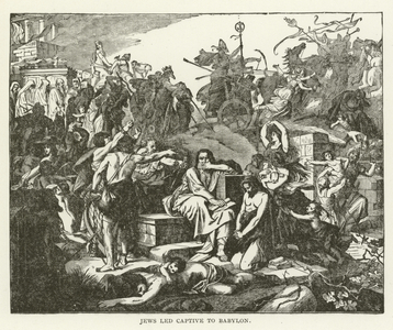 Jews led Captive to Babylon (engraving)