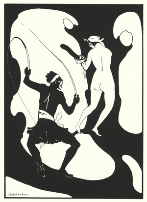 The Love Books of Ovid: A back covered with weals (colour litho)