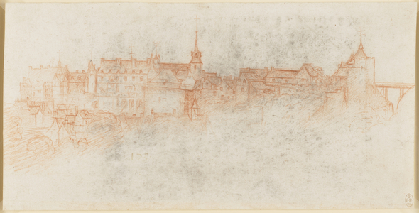 The Chateau of Amboise, c.1517-19 (chalk on paper)