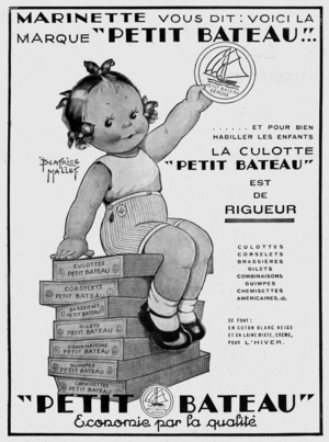 Advertisement for children clothes, december 1932