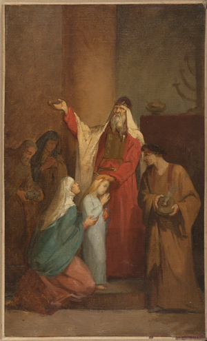 Sketch for the church of Notre-Dame-de-Clignancourt - The Presentation of the Virgin at the Temple, c. 1866 (oil on canvas)