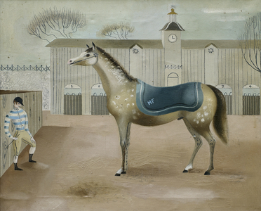 The Yellow Horse (oil on canvas)
