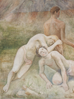 The Last Judgement, detail, 1938 (fresco)